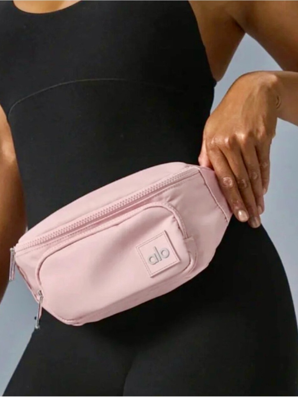 ALO Yoga Pink Mini Waist Bag - Soft Blush Fanny Pack